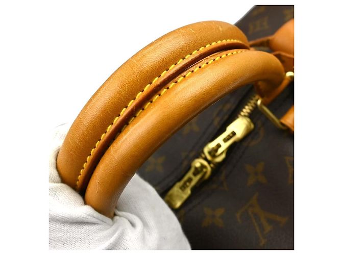 Louis Vuitton Keepall Monogram Canvas 55 Marrone - vista 6
