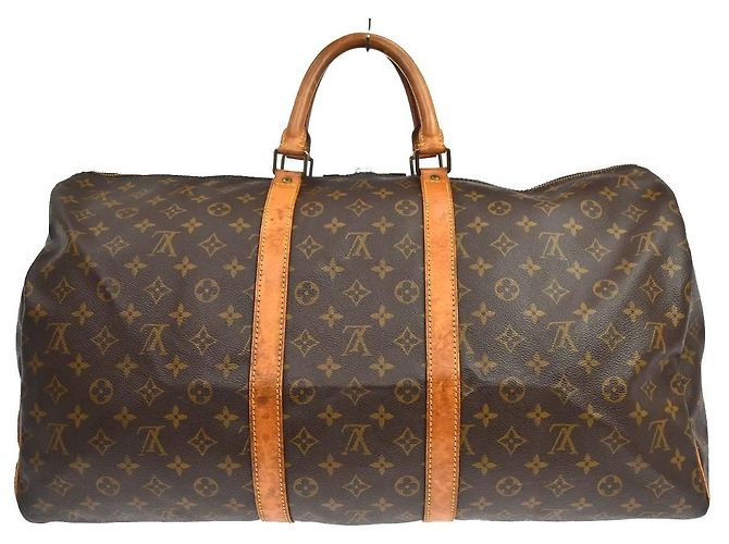 Louis Vuitton Keepall Monogram Canvas 55 Marrone - vista 2