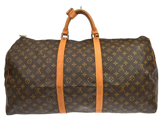 Louis Vuitton Keepall Monogram Canvas 60 Marrone - vista 2