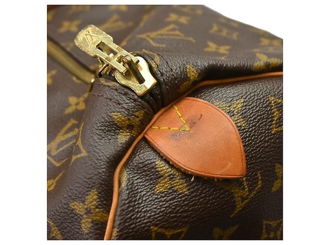 Louis Vuitton Keepall Monogram Canvas 60 Marrone - vista 4