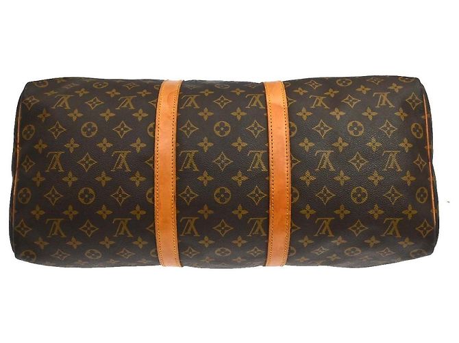 Louis Vuitton Keepall Monogram Canvas 50 Marrone - vista 6