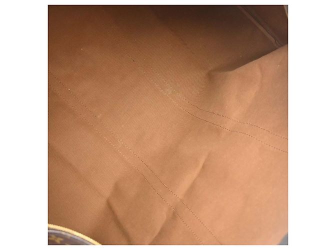 Louis Vuitton Keepall Bandouliere Monogram Canvas 60 Marrone - vista 3