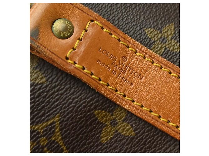Louis Vuitton Keepall Bandouliere Monogram Canvas 60 Marrone - vista 4
