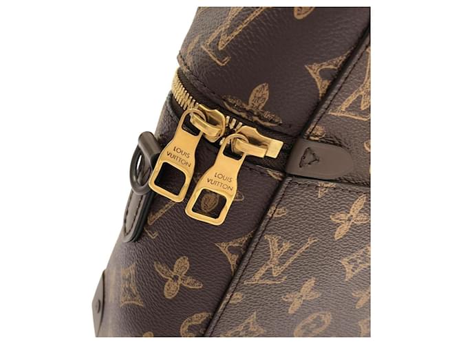 Borsa Louis Vuitton Monogram Vertical Box Trunk Marrone - vista 4