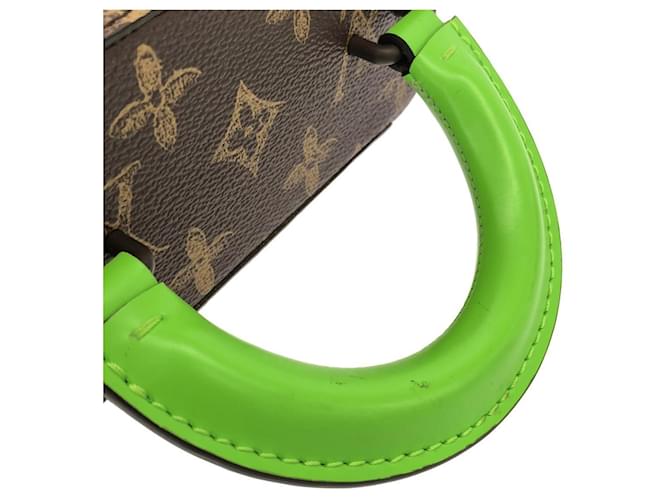 Borsa Louis Vuitton Monogram Vertical Box Trunk Marrone - vista 6