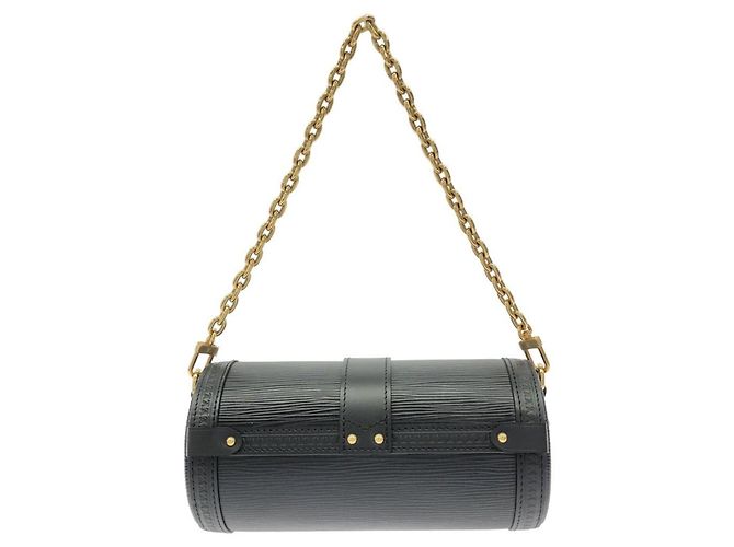 Borsa a tracolla Louis Vuitton Epi Papillon Trunk M58655 Nero - vista 2