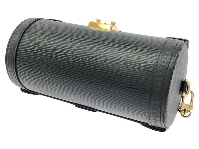 Borsa a tracolla Louis Vuitton Epi Papillon Trunk M58655 Nero - vista 3
