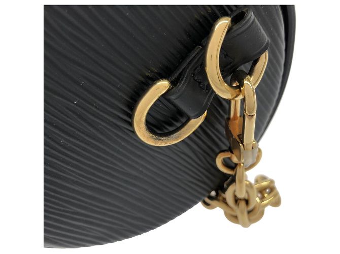 Borsa a tracolla Louis Vuitton Epi Papillon Trunk M58655 Nero - vista 4
