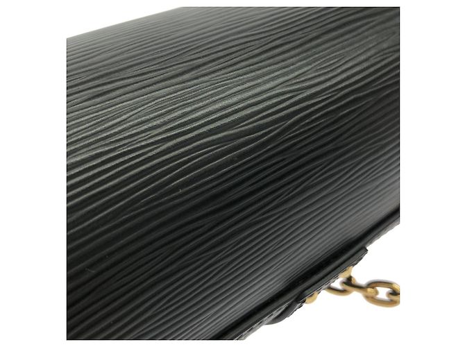 Borsa a tracolla Louis Vuitton Epi Papillon Trunk M58655 Nero - vista 5