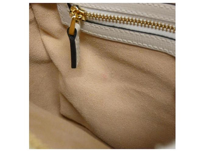 Borsa a tracolla Gucci Housebit 1955 Bianco Beige - vista 10