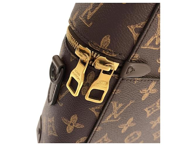 Borsa Louis Vuitton Monogram Vertical Box Trunk Marrone - vista 4