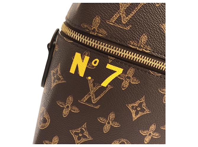 Borsa Louis Vuitton Monogram Vertical Box Trunk Marrone - vista 5