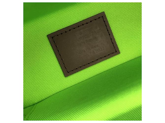 Borsa Louis Vuitton Monogram Vertical Box Trunk Marrone - vista 9