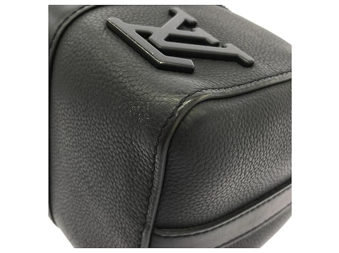 Bolso de hombro Louis Vuitton LV Aerogram City Keepall M59255 Negro - vista 2
