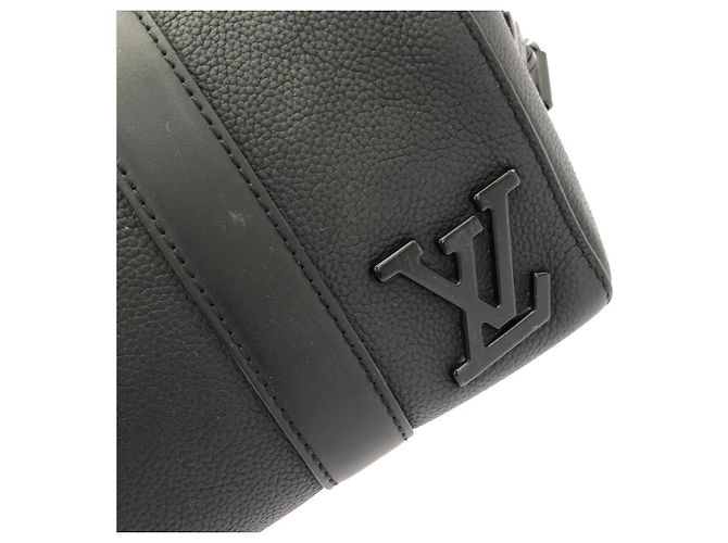 Bolso de hombro Louis Vuitton LV Aerogram City Keepall M59255 Negro - vista 3