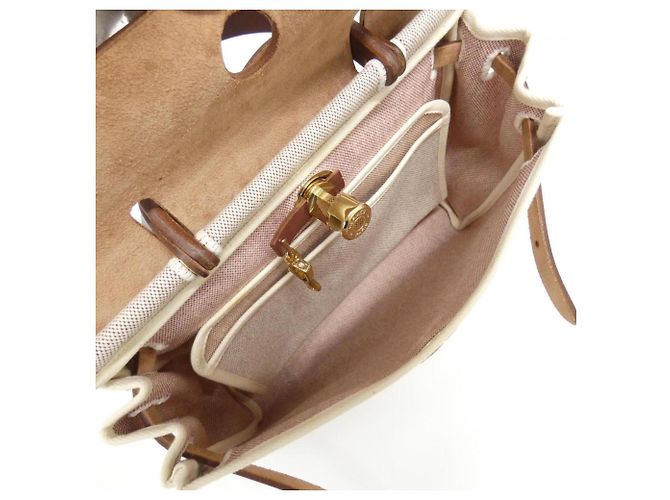 Hermès Hermes Herbag PM Handtasche Braun - Ansicht 10