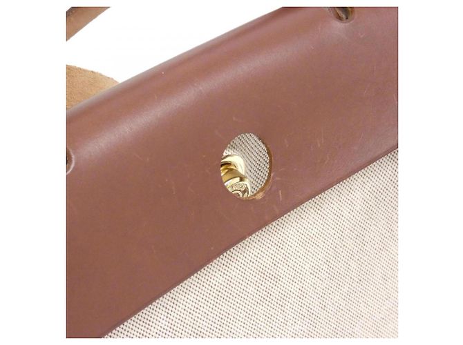 Hermès Hermes Herbag PM Handtasche Braun - Ansicht 4