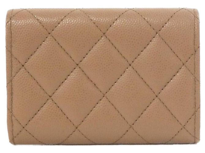 Cartera Chanel AP5075 Tri-Fold Beige - vista 2