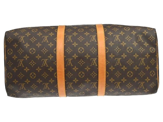 Louis Vuitton Keepall Monogram Canvas 50 Marrone - vista 7