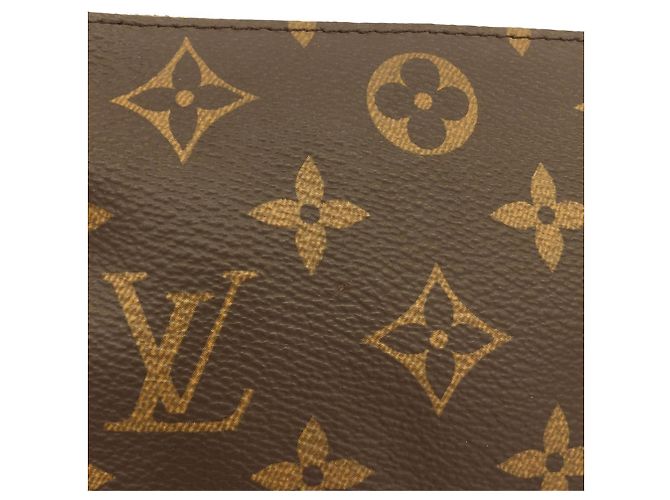 Louis Vuitton Monogram Mini Pochette Accessoires Marrone - vista 3