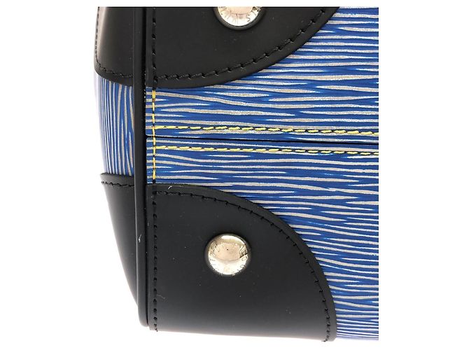 Borsa Louis Vuitton Epi Denim Phoenix MM Blu - vista 2