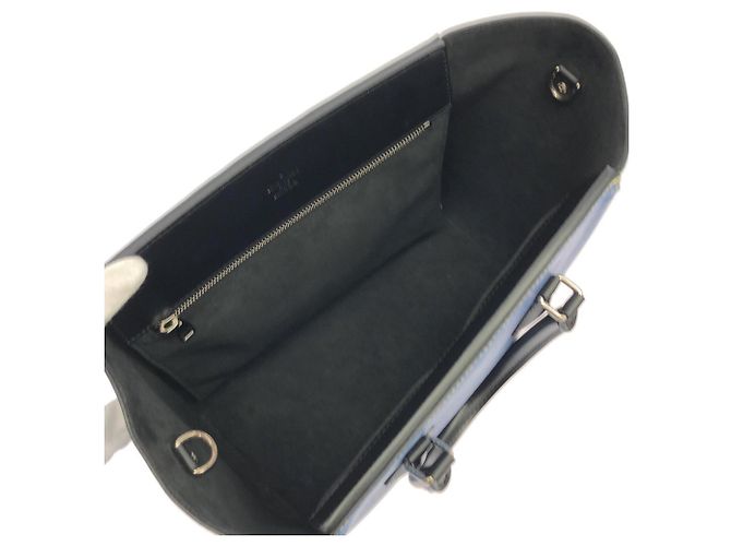 Borsa Louis Vuitton Epi Denim Phoenix MM Blu - vista 7