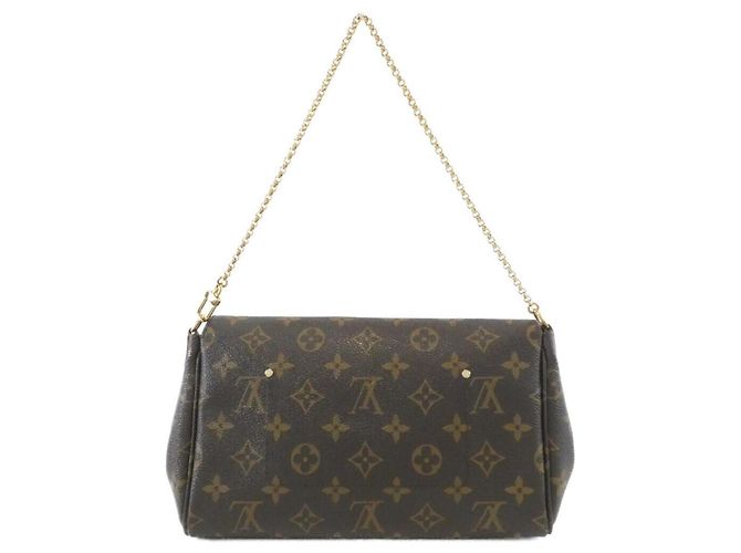Borsa a Spalla Louis Vuitton Monogram Favorite MM Marrone - vista 2