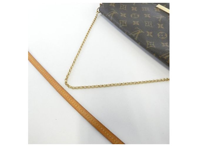 Borsa a Spalla Louis Vuitton Monogram Favorite MM Marrone - vista 6