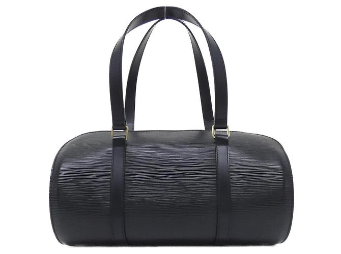 Borsa Louis Vuitton Epi Soufflot Nero - vista 2