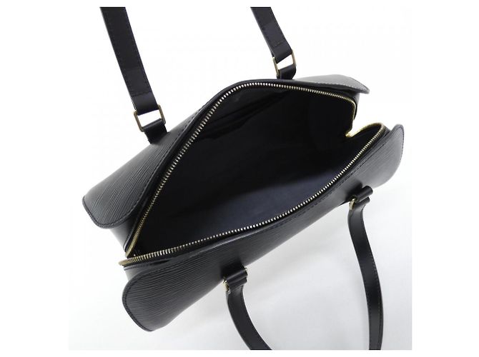 Borsa Louis Vuitton Epi Soufflot Nero - vista 6