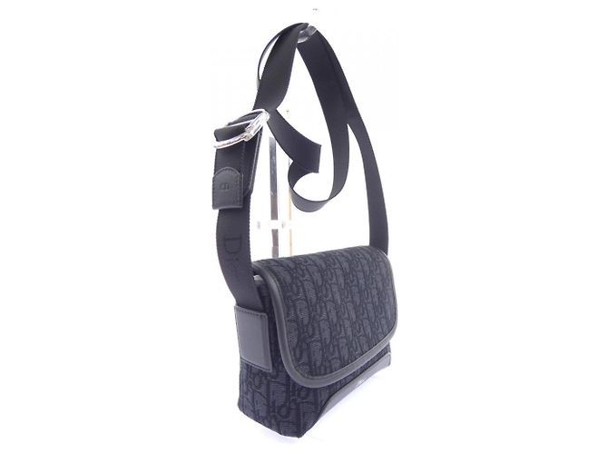 Christian Dior Dior JETT Oblique Jacquard Handtasche Schwarz - Ansicht 2