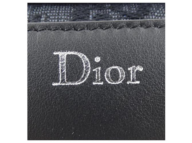 Christian Dior Dior JETT Oblique Jacquard Handtasche Schwarz - Ansicht 5