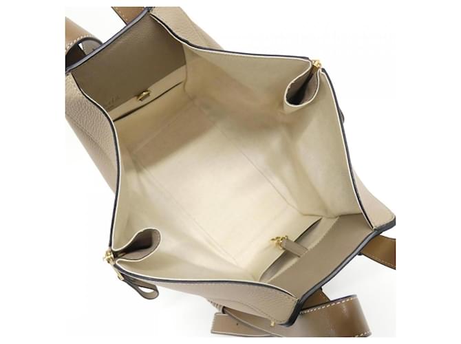 Borsa a Spalla Loewe Hammock Small Beige Sabbia - vista 7
