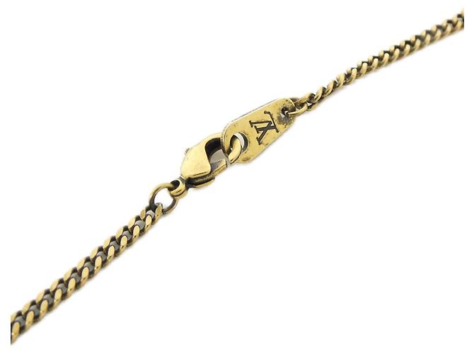 Collana con pendente Louis Vuitton LV Initials Coral Rosso D'oro - vista 4