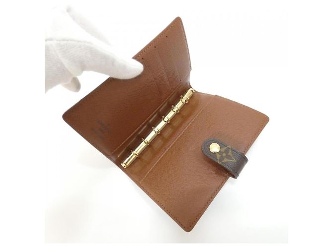 Organizer Organizzatore Louis Vuitton Monogram Agenda PM Marrone - vista 7
