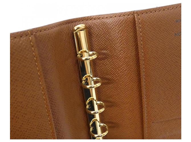 Organizer Organizzatore Louis Vuitton Monogram Agenda PM Marrone - vista 8