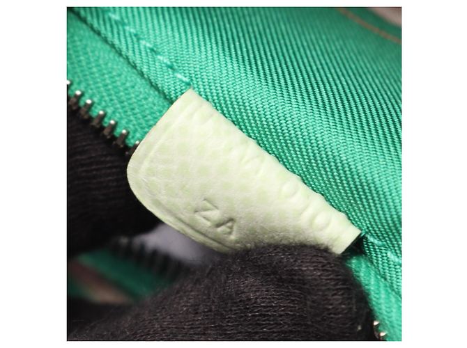 Hermès Monedero de seda Azap Compact Hermes Verde - vista 5