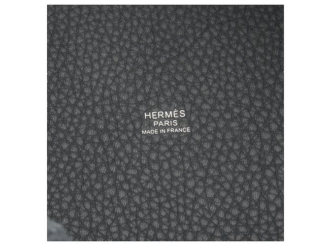 Hermès Borsa Hermes Picotin Lock PM in Grigio Marrone - vista 4