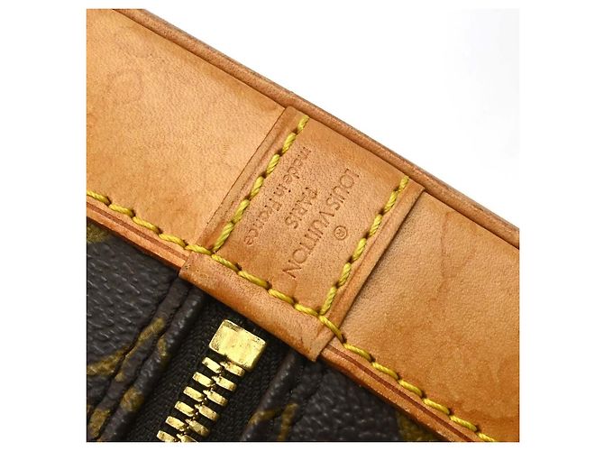 Borsa Louis Vuitton Alma Monogram Canvas PM Marrone - vista 4