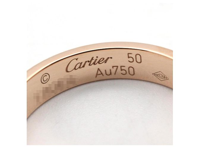 Anello Mini Love di Cartier in oro rosa 18K D'oro - vista 4