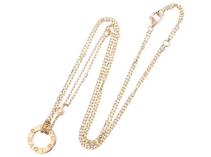 Collana Cartier Love Circle D'oro - vista 2
