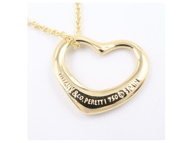 Collana Open Heart in oro giallo 18K di Tiffany & Co. D'oro - vista 3