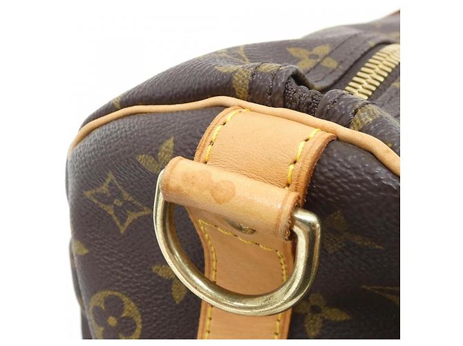 Louis Vuitton Monogram Keepall Bandoulière 60cm Boston Bag Brown - view 3