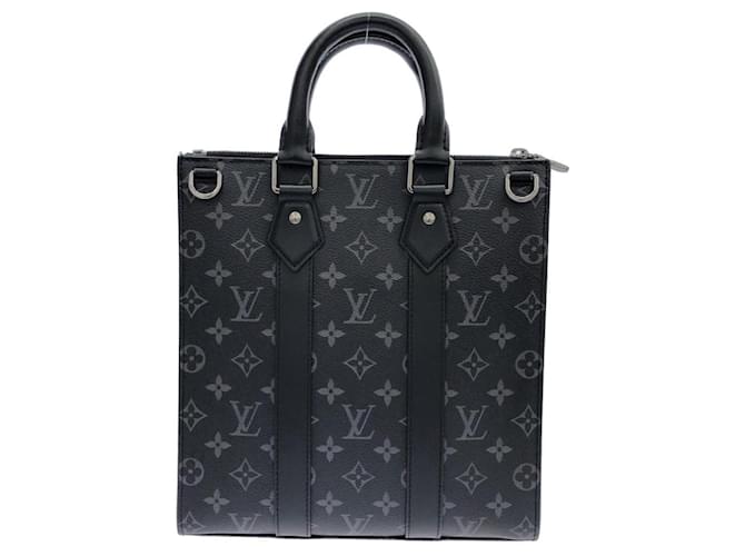 Borsa Cross Sac Plat Louis Vuitton Monogram Eclipse Nero - vista 2