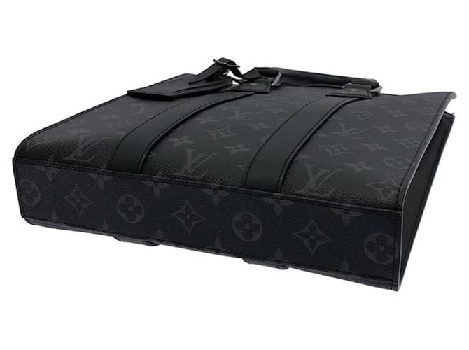 Borsa Cross Sac Plat Louis Vuitton Monogram Eclipse Nero - vista 3