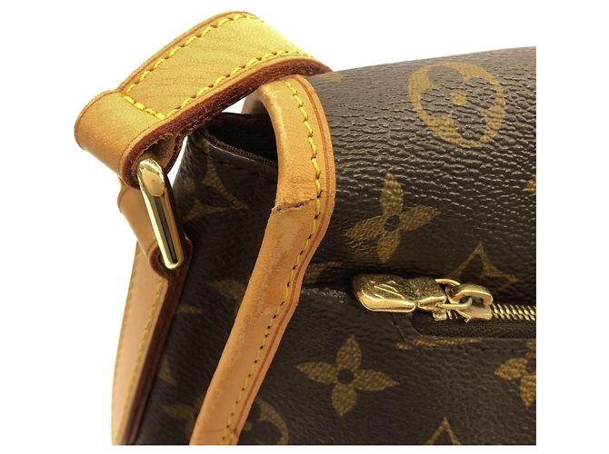 Borsa a tracolla Louis Vuitton Monogram Menilmontant MM M40473 Marrone - vista 4