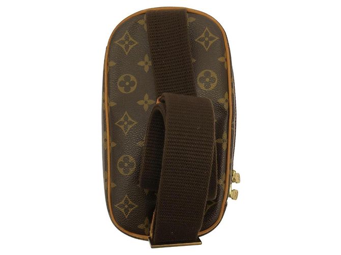 Louis Vuitton Monogram Pochette Gange M51870 Borsa a Spalla Marrone - vista 2