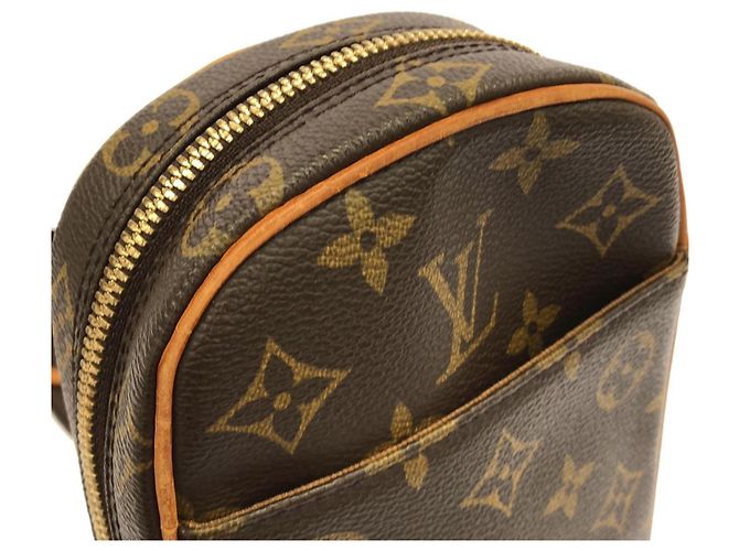 Louis Vuitton Monogram Pochette Gange M51870 Borsa a Spalla Marrone - vista 4