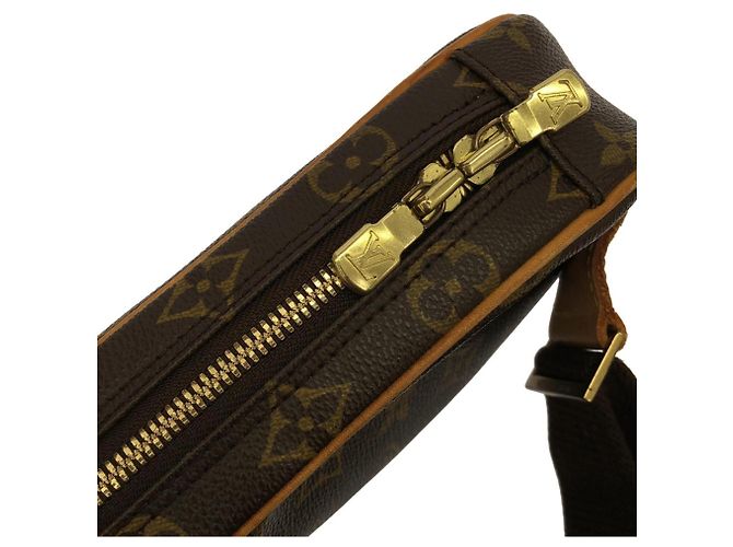 Louis Vuitton Monogram Pochette Gange M51870 Borsa a Spalla Marrone - vista 6