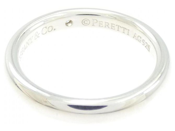 Tiffany & Co Tiffany Silberne 925 Bandring mit Diamant - Ansicht 3
